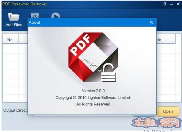 Lighten PDF Password Remover(PDF密码删除程序)